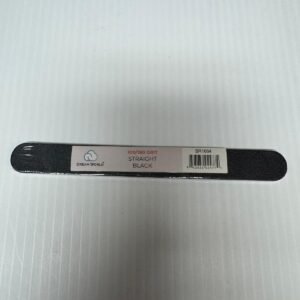 Dream World Straight Black Nail File 100/180 Grit BR1664
