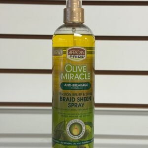 African Pride Olive Miracle Braid Sheen Spray, 12 oz